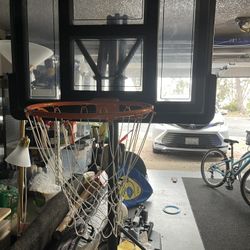 Excellent Condition - Adjustable Height Basketball Hoop 