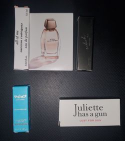 Mini Designer Perfurme Bundle- Versace, Billie Eilish, Juliette Has A Gun, Narciso Rodriguez
