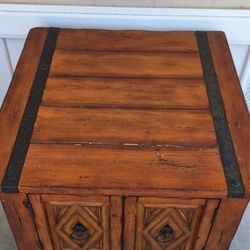 End Table With Storage