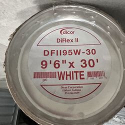 RV Trailer Camper Roof Dicor Diflex II White