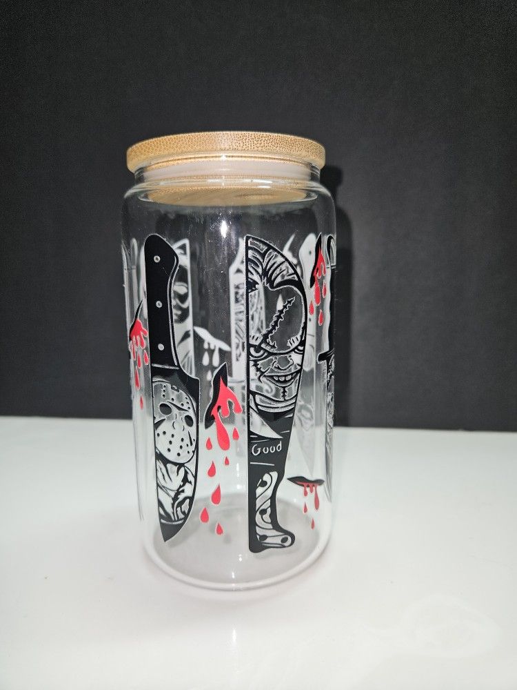 16oz Glass Coffee Cup 