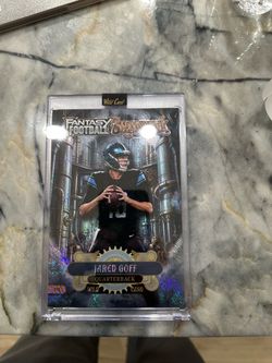 Jared Goff Wild Card Steampunk 1/1 JUMBO