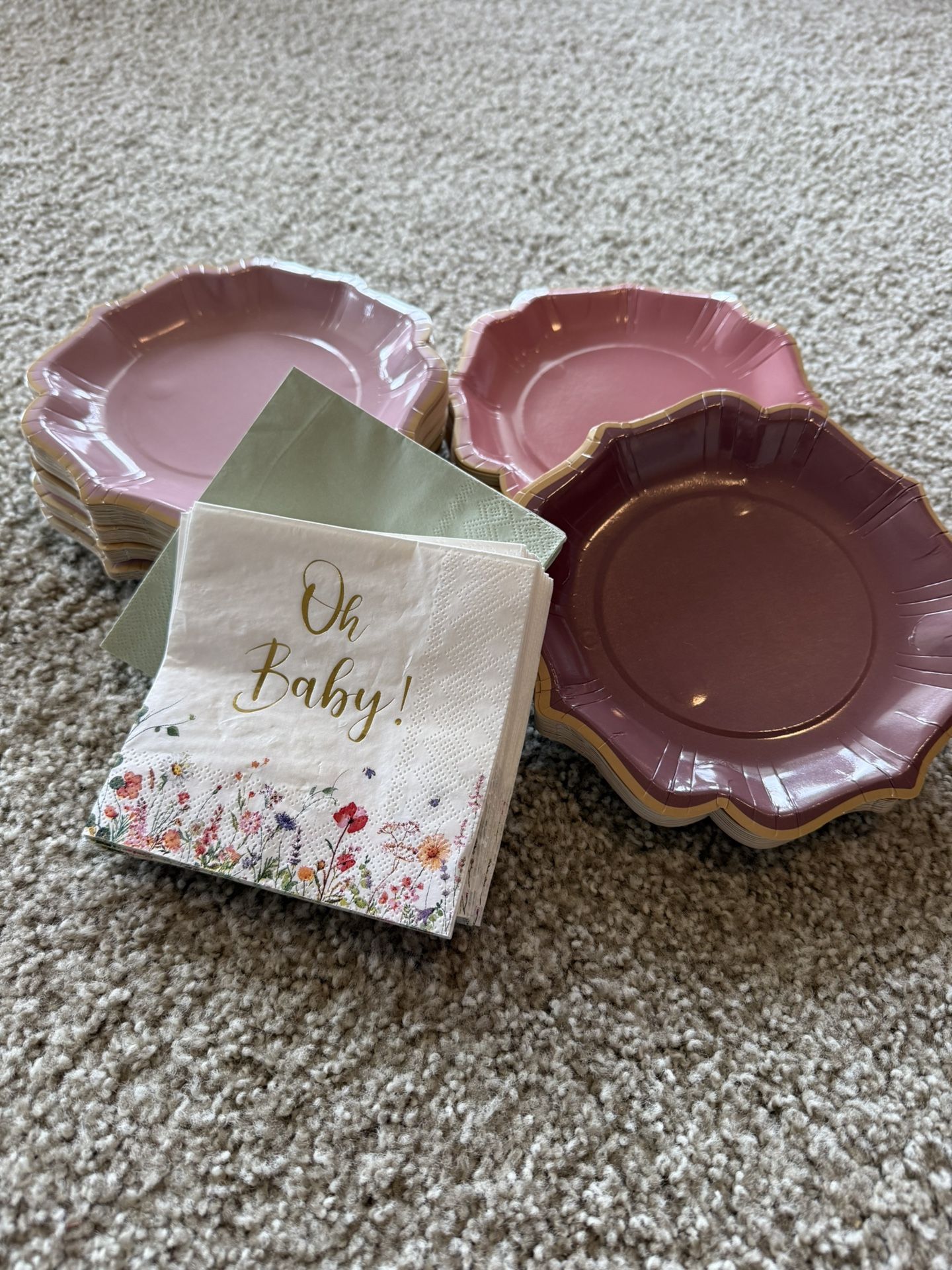 Party Paper Napkins, And Plates