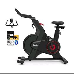 BANCON STATIONARY EXERCISE BIKE MAGNETIC RESISTANCE BICYCLES - BLACK-RED