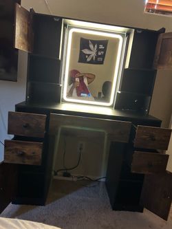 Wooden vanity