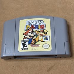 Paper Mario (Nintendo 64, 2001) N64 Authentic Tested