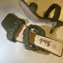 Women’s Slide On Heel - Dark Hunter Green 