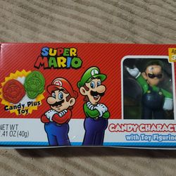 Super Mario Toy Figurine With Candy