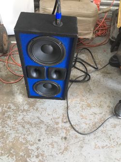 Chechero 2 8"s celestions n 2 horns loud