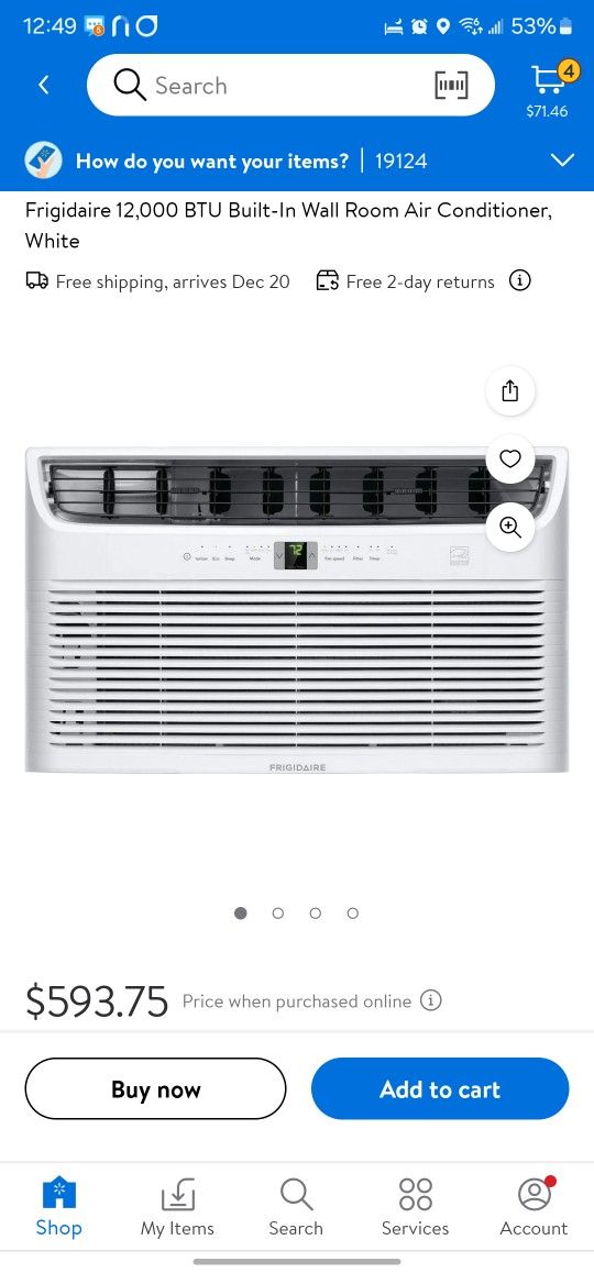 Frigidaire Built In Ac Unit 12,000 Btu 230v