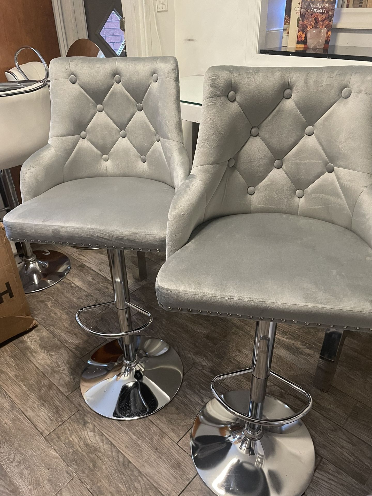 Gray Stylish Barstool
