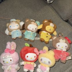 Sanrio Plushy Keychains 20 Each 