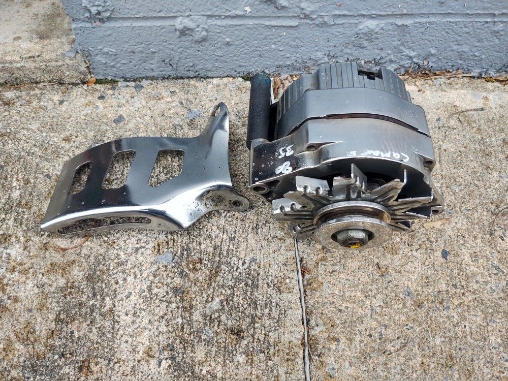 1981 Chrome Alternator And Bracket