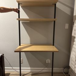 CB2 Helix Wall Mounted Desk with Shelf