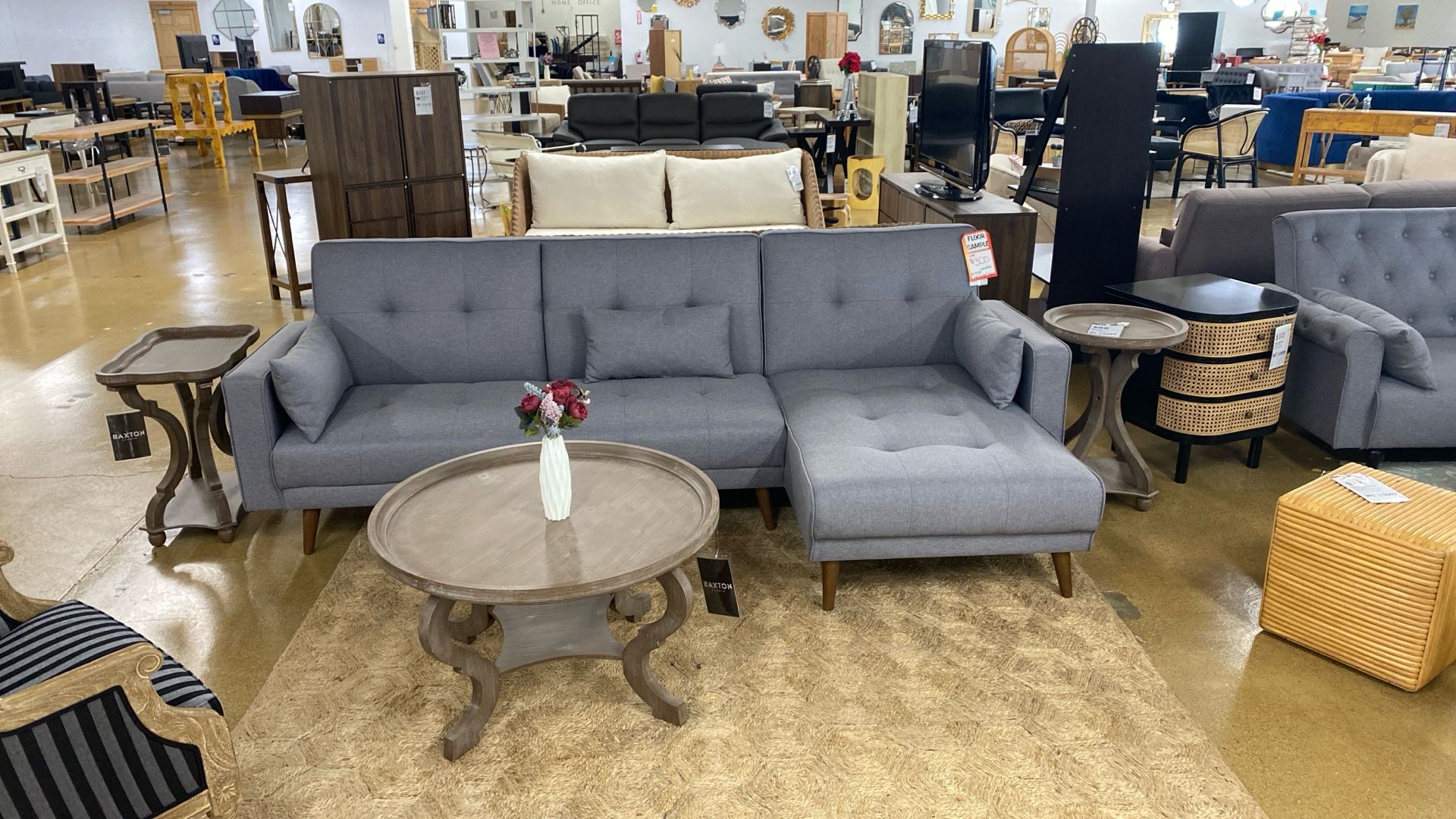 Baxton Studio Claire Sofa Sleeper