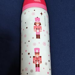 Owala Free Sip 32oz Christmas Holiday Nutcracker Water Bottle New Without Box