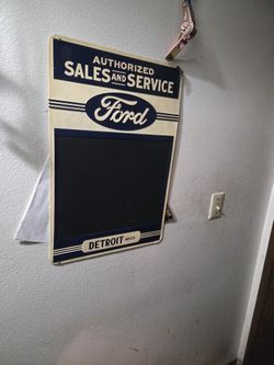 Vintage Chalk Board Sign 