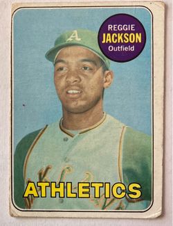 1969 Topps Baseball Reggie Jackson Rookie Card