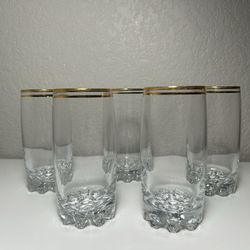 Set Of 5 Glass Tumblers