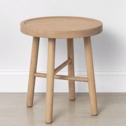 Shaker Accent Table or Stool Natural Hearth & Hand with Magnolia