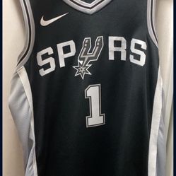 Victor Wembanyama Swingman Nike Nba San Antonio Spurs Jersey Mens Mediums Size 44
