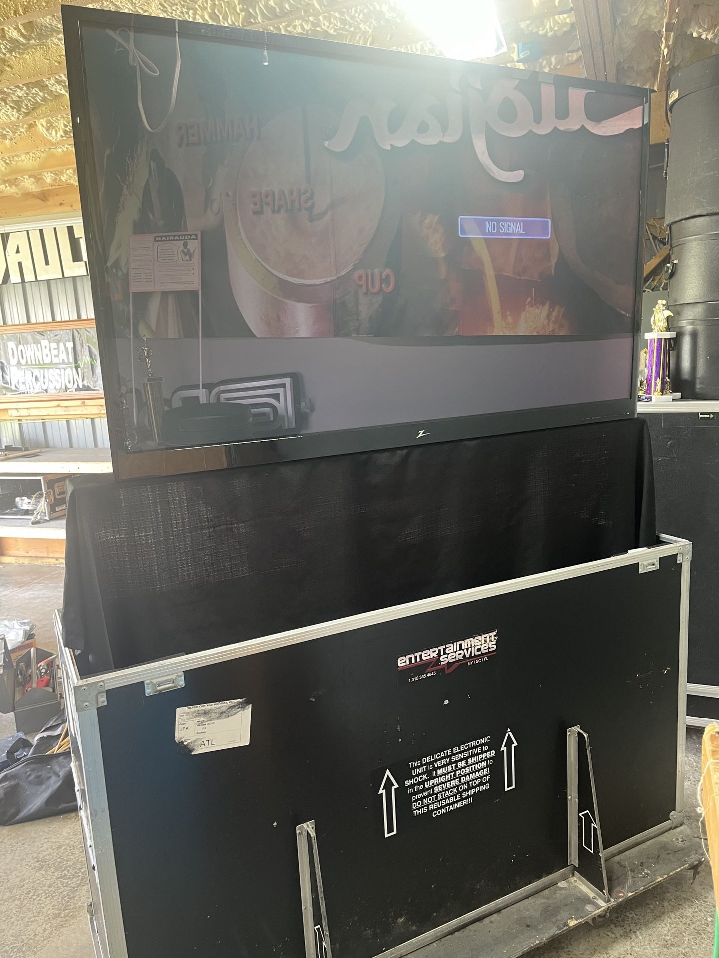 Big TV With Travel Case
