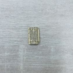 10K 0.55CTW Yellow Gold Diamond Miami Box Lock