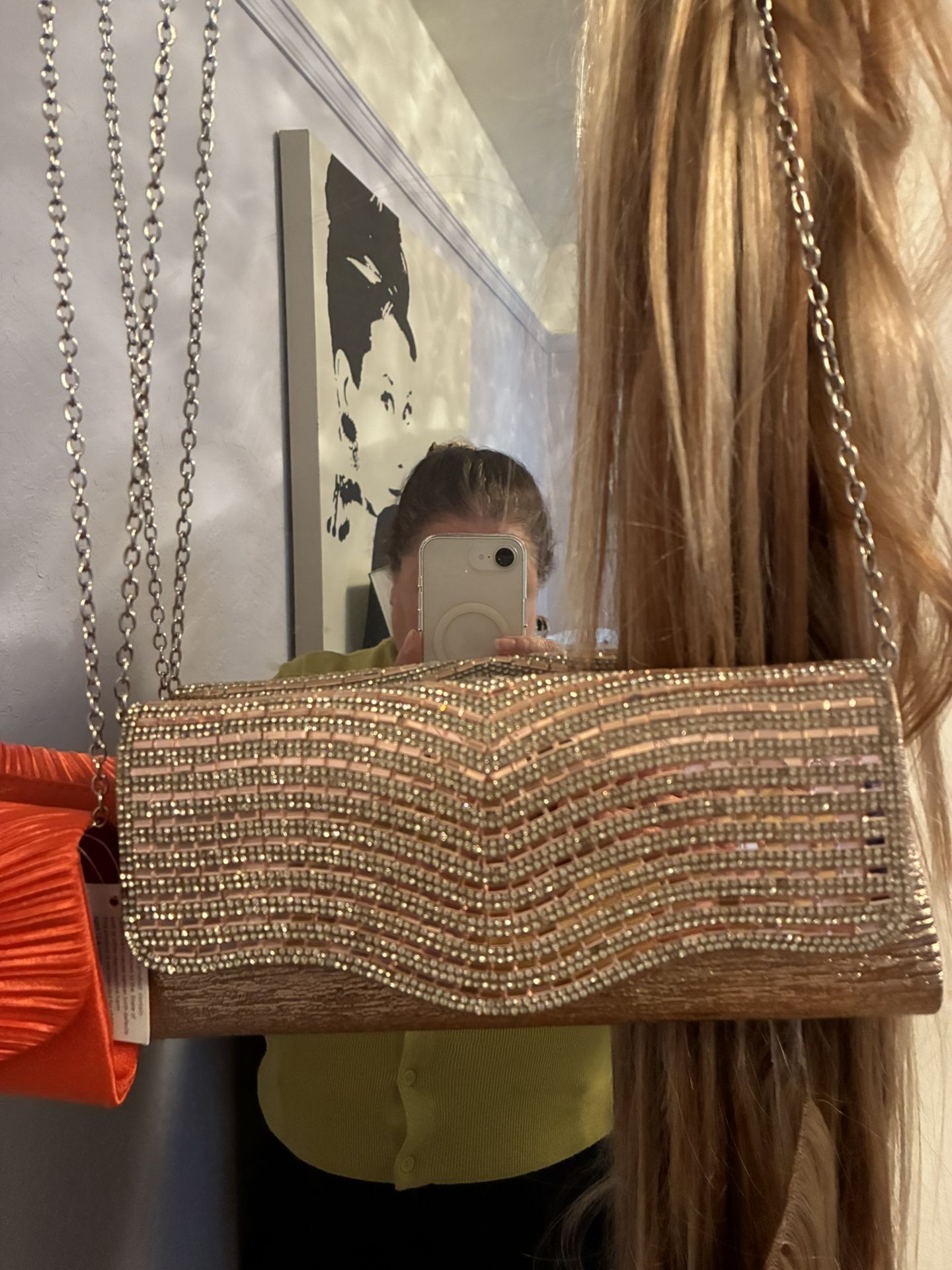 Gold Clutch Purse. Like New