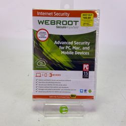 New internet security Webroot Internet Security 143DVS2US1