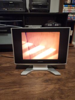 Vintage tv with dvd player.