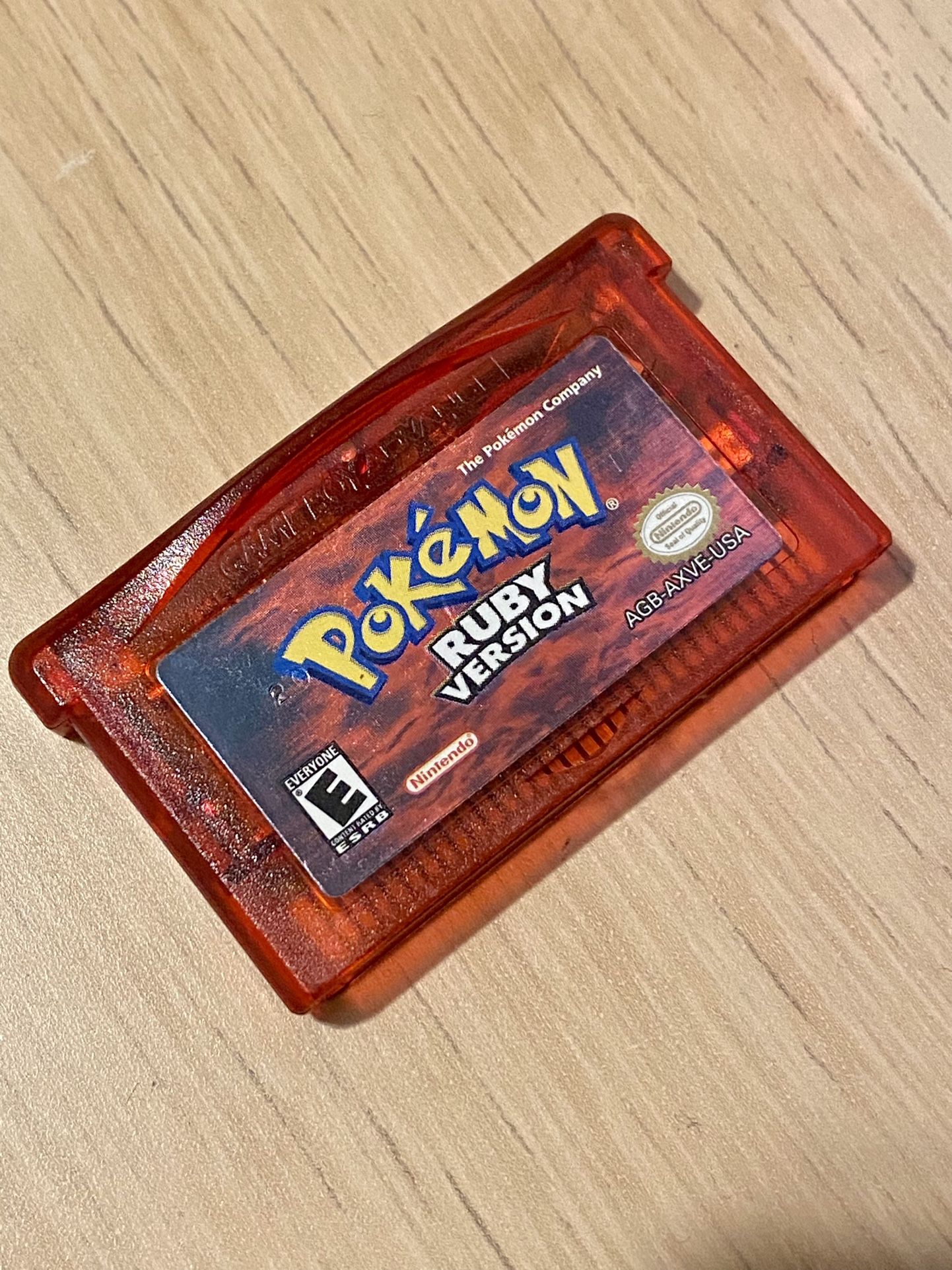Pokemon Ruby Version ORIGINAL AUTHENTIC Game Boy Advance