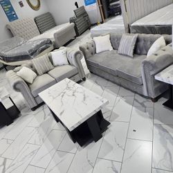 Set Sectional +Table Coffee 