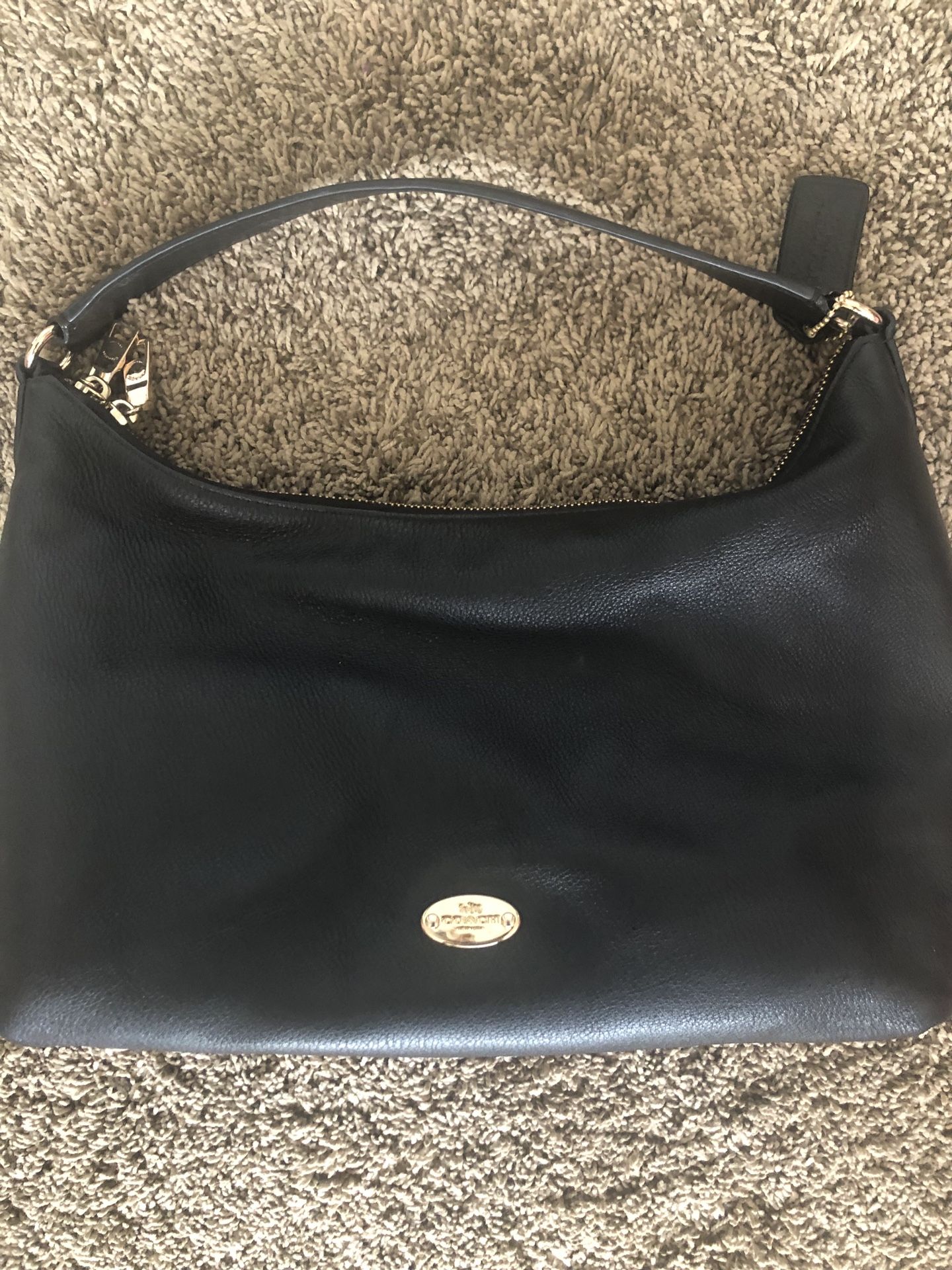 Coach pebbled leather Hobo bag