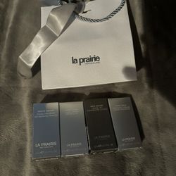 La Prairie Skincare Set Of 4 Plus Bag 