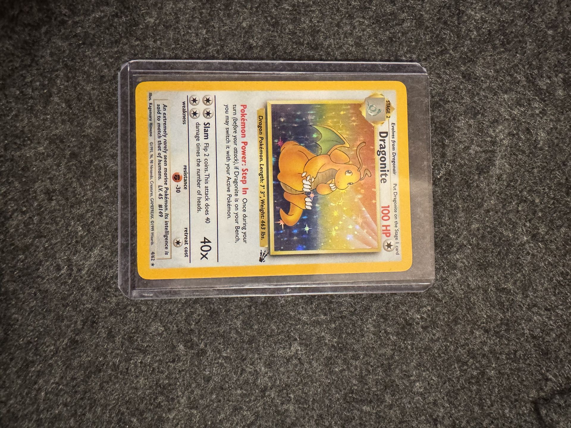 Dragonite Fossil Set Holo (4)