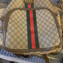 Big Gucci Monogram Backpack