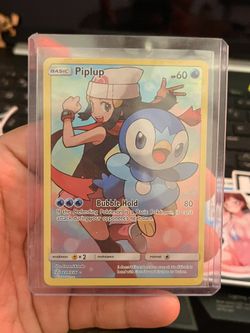 Pokemon TCG Piplup 239/236 Cosmic Eclipse Full Art Secret Rare holo dawn NM  2019 for Sale in Miami, FL - OfferUp