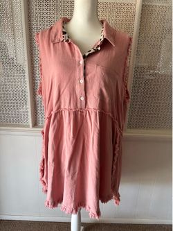 New Women’s UMGEE Pink and Leopard Tunic Dress