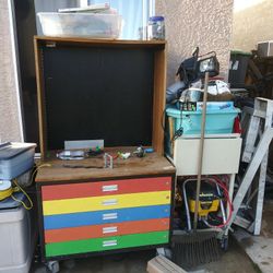 Tool Box. Moving Cart