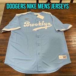 Mlb Nike Brooklyn Dodgers Baby Blue Mens Jerseys Size Large And XL for Sale  in City Of Industry, CA - OfferUp