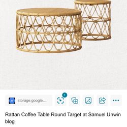 Rattan Tables