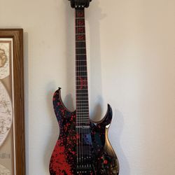 Schecter Sullivan King Banshee 6FRS Guitar Obsidian Blood