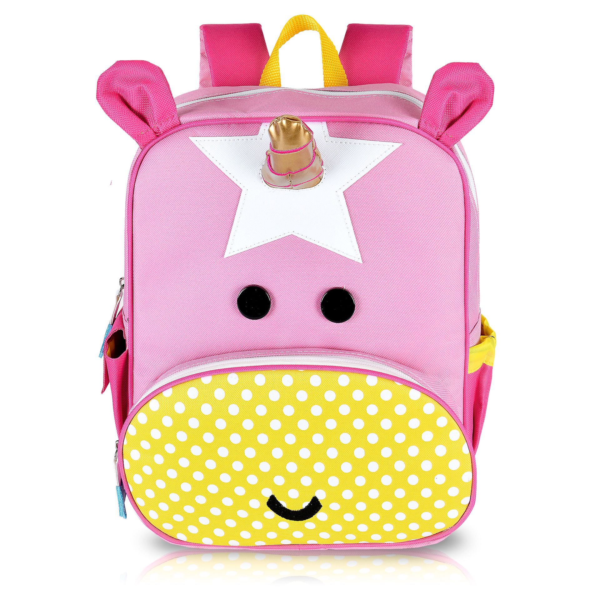 Pinky Unicorn Girls Fantasy School Backpack