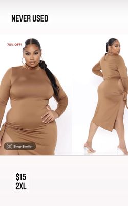 Beige Dress 2xl