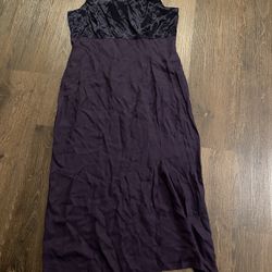 Womans Eggplant Purple Dress Size 14 #19