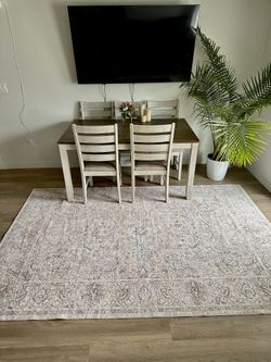 New Washable Area Rug 6x9