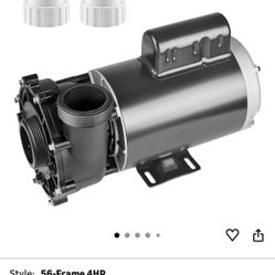 VEVOR 2 Speed SPA Pump, 56-Frame, AC 220V Hot Tub SPA Pump, 4 HP / 210 GPM / 65.61 ft High Speed or 0.7 HP / 103 GPM / 16.07 ft Low Speed, 2'' Port 90