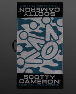 Scotty Cameron Camo Crown Golf Towel