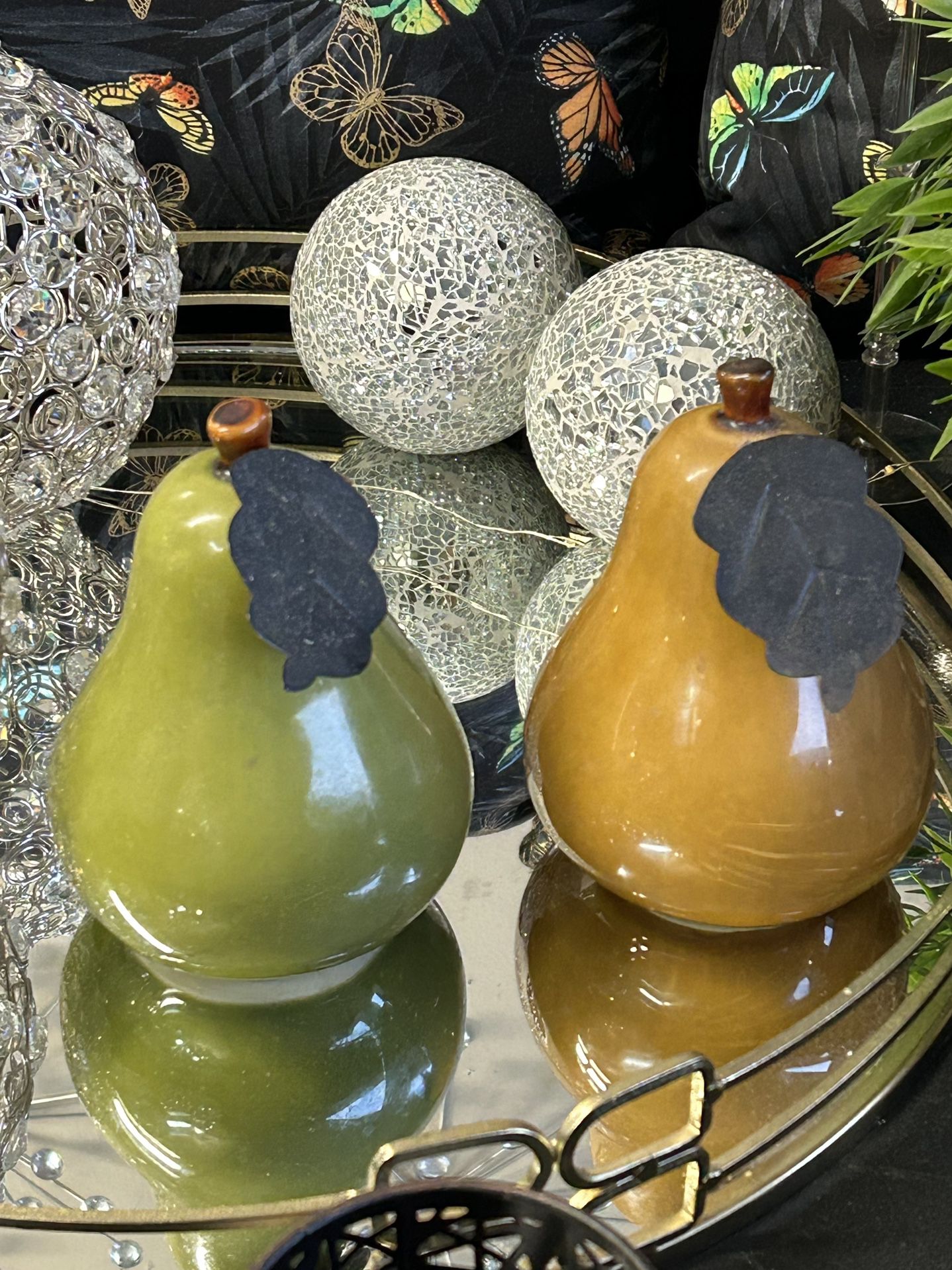 Pretty Ceramic Pears! 6” NEW $10/each