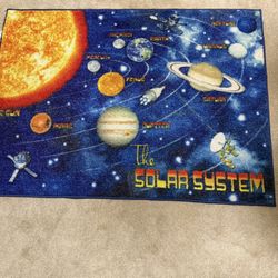 Kids Solar System Rug